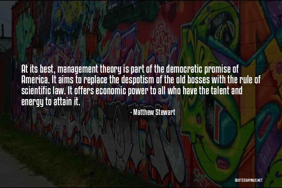 Law Of Power Quotes By Matthew Stewart