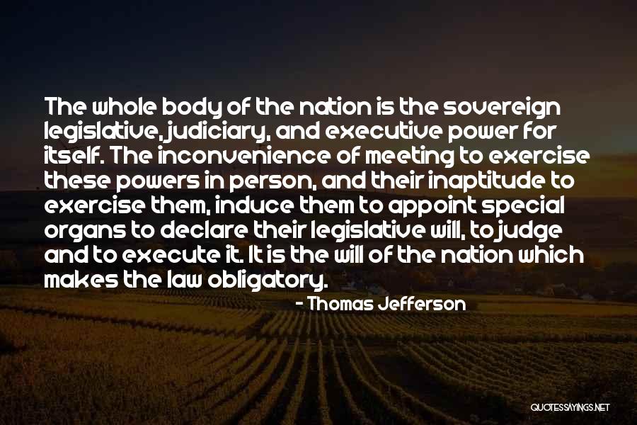 Law Of Power Quotes By Thomas Jefferson