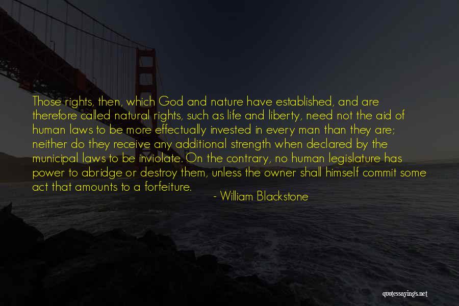 Law Of Power Quotes By William Blackstone