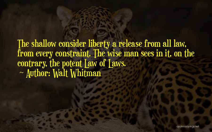 Law Of Quotes By Walt Whitman