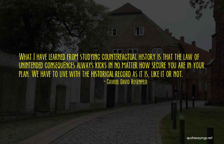 Law Of Unintended Consequences Quotes By Gavriel David Rosenfeld Law Of Unintended Consequences Quotes By Gavriel David Rosenfeld