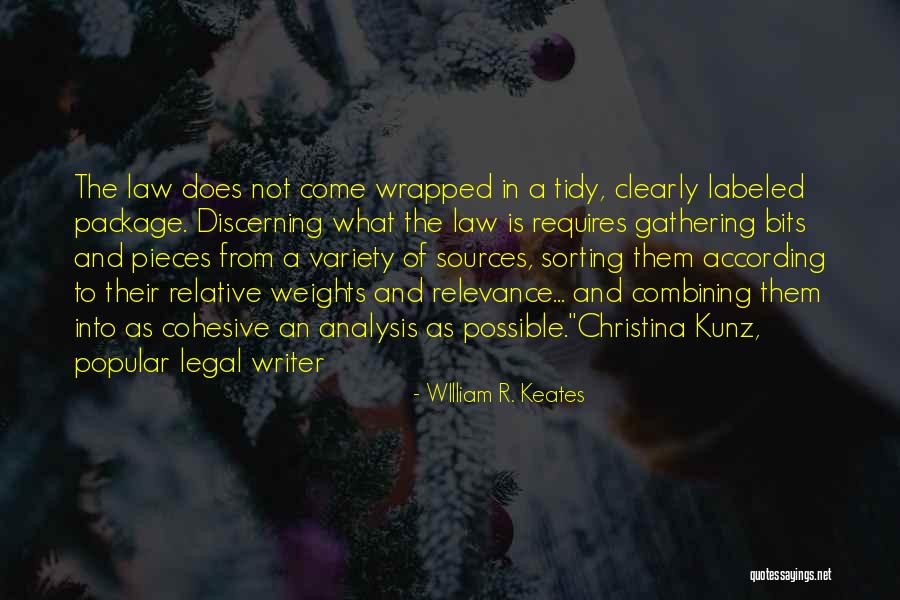 Law Which Requires Quotes By WIlliam R. Keates Law Which Requires Quotes By WIlliam R. Keates