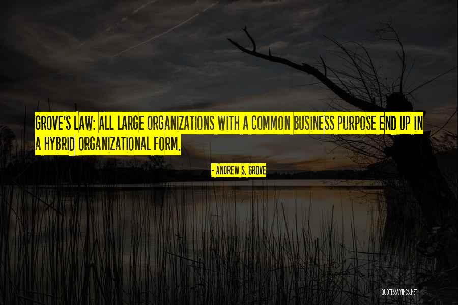 Law With Business Quotes By Andrew S. Grove Law With Business Quotes By Andrew S. Grove