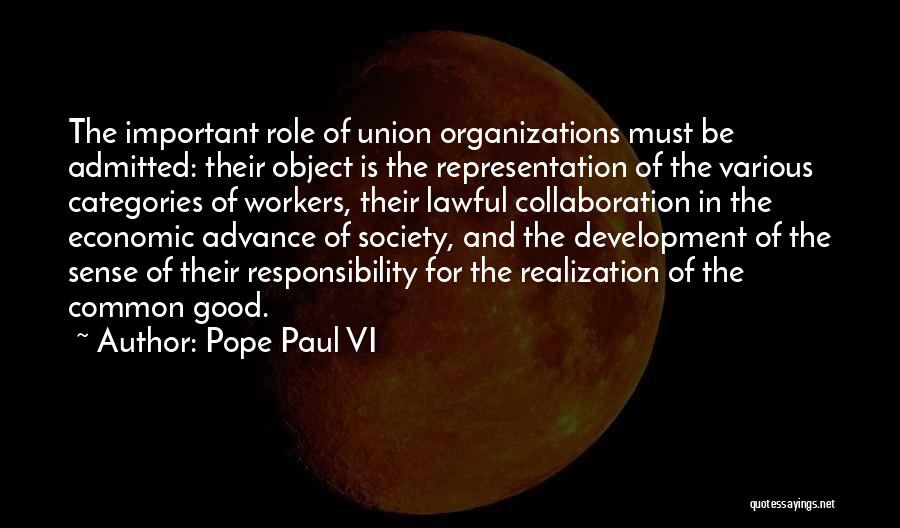 Lawful Good Quotes By Pope Paul VI