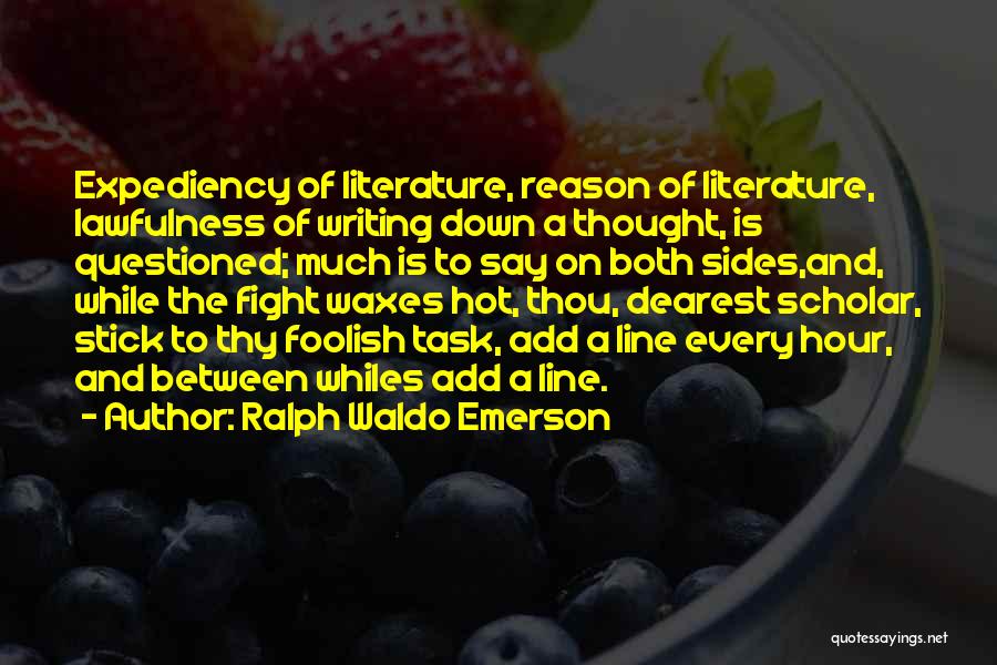 Lawfulness Quotes By Ralph Waldo Emerson