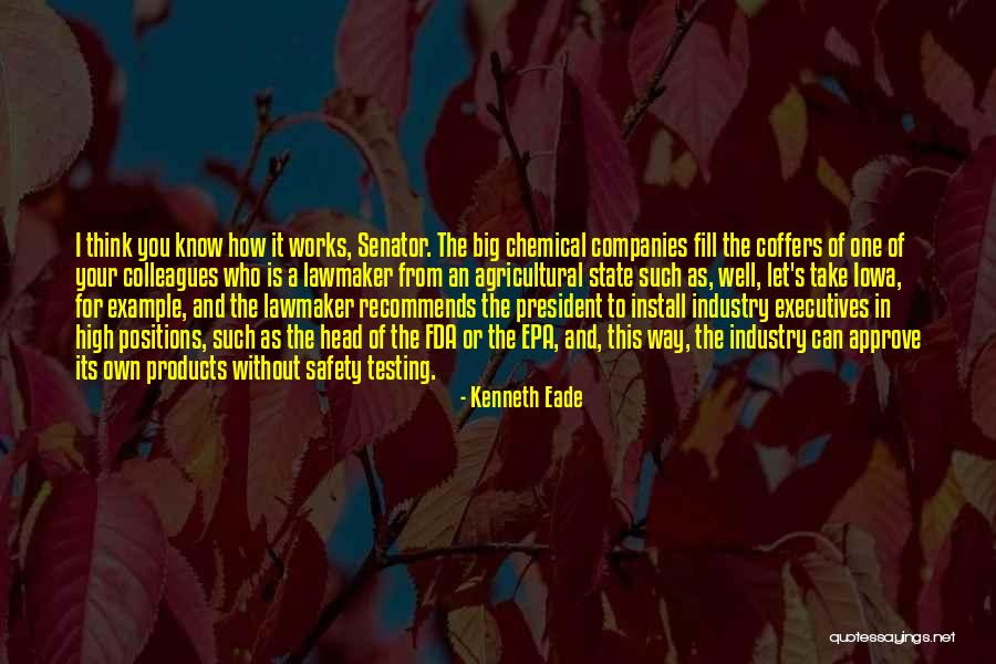 Lawmaker Quotes By Kenneth Eade