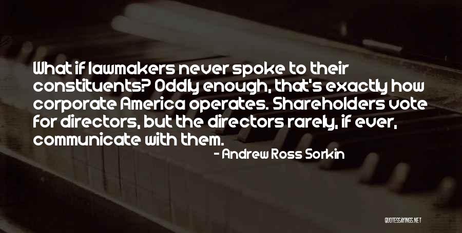 Lawmakers Quotes By Andrew Ross Sorkin