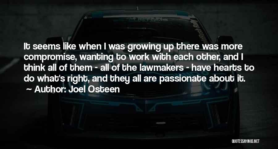 Lawmakers Quotes By Joel Osteen