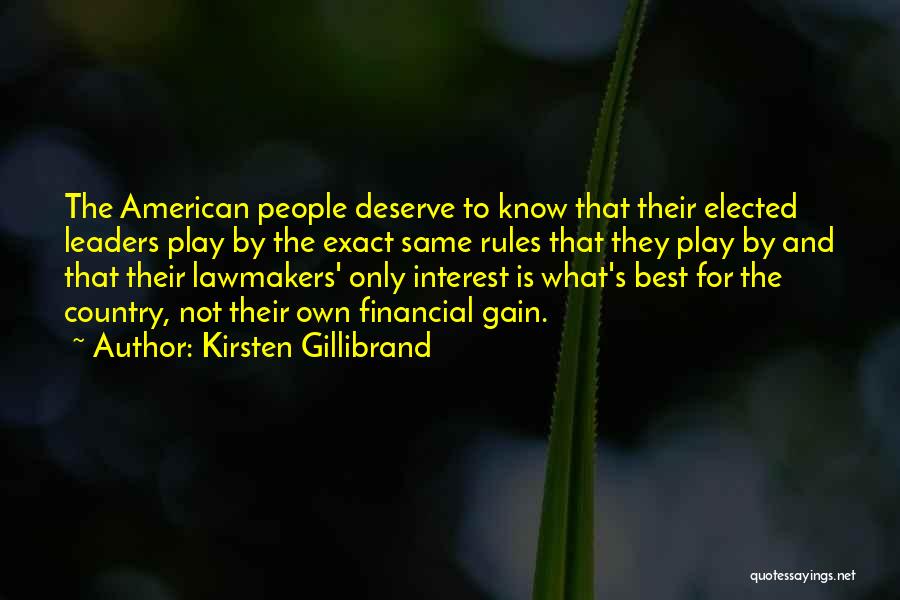 Lawmakers Quotes By Kirsten Gillibrand