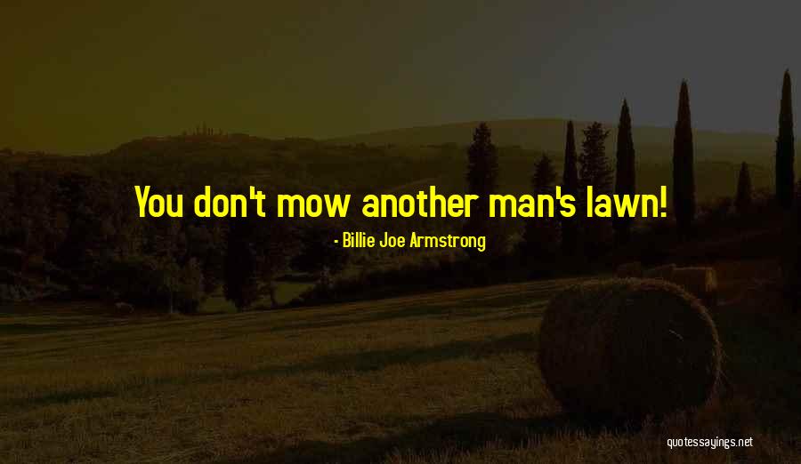 Lawns Quotes By Billie Joe Armstrong