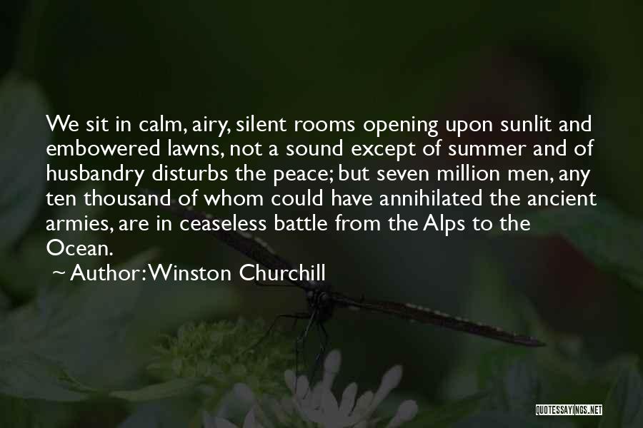 Lawns Quotes By Winston Churchill