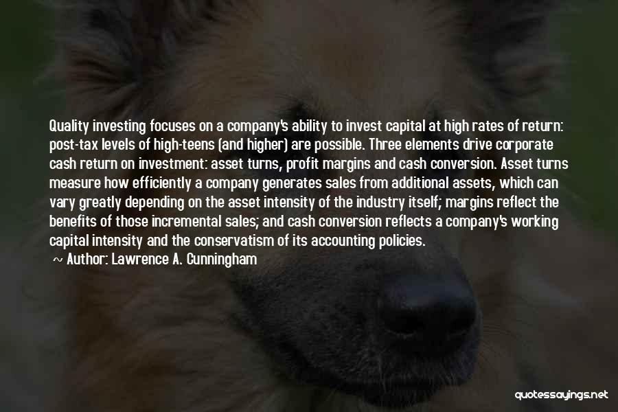 Lawrence A. Cunningham Quotes 1412609