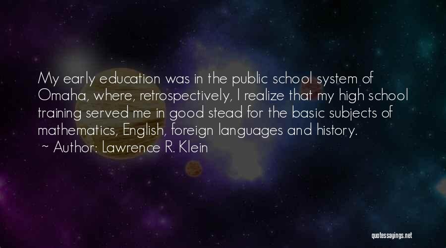 Lawrence R. Klein Quotes 314151