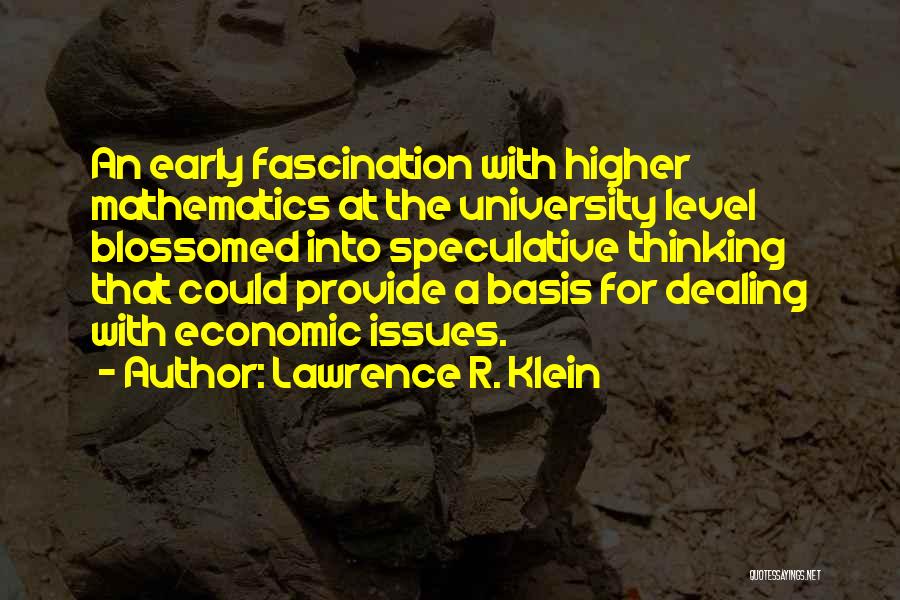 Lawrence R. Klein Quotes 561690