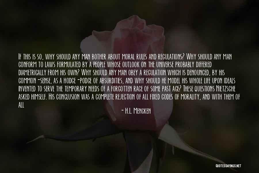 Laws And Regulations Quotes By H.L. Mencken Laws And Regulations Quotes By H.L. Mencken