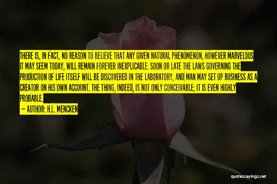 Laws Of Life Quotes By H.L. Mencken