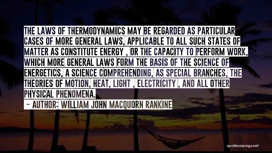 Laws Of Motion Quotes By William John Macquorn Rankine