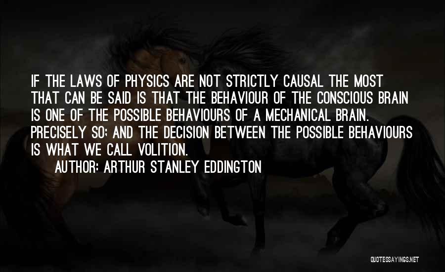 Laws Of Physics Quotes By Arthur Stanley Eddington