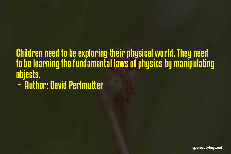 Laws Of Physics Quotes By David Perlmutter