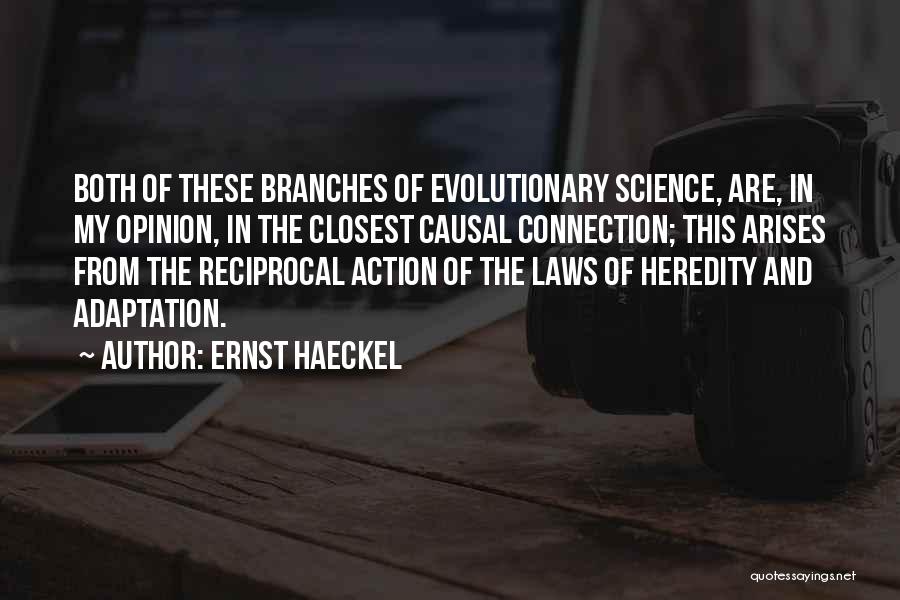 Laws Of Science Quotes By Ernst Haeckel