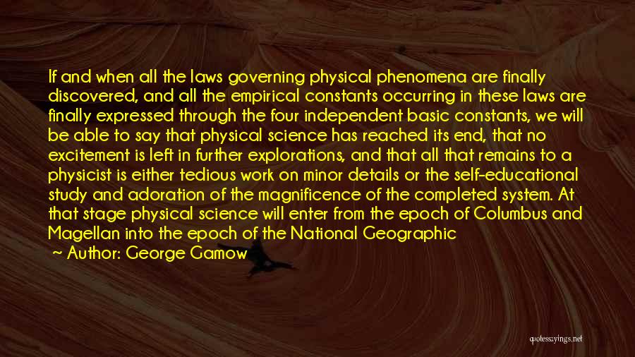 Laws Of Science Quotes By George Gamow