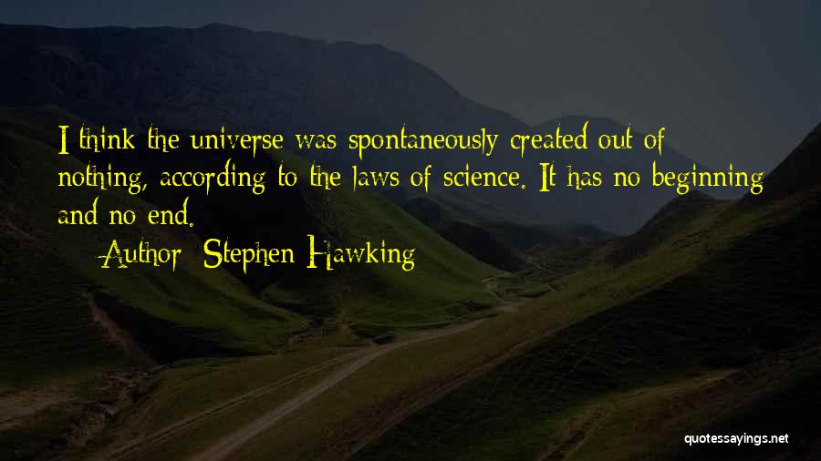 Laws Of Science Quotes By Stephen Hawking