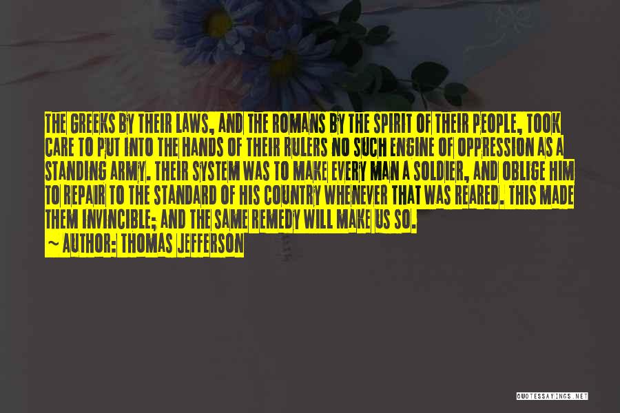 Laws Of Spirit Quotes By Thomas Jefferson