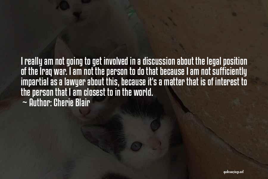 Lawyer Quotes By Cherie Blair