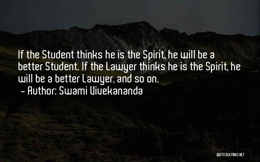 Lawyer Quotes By Swami Vivekananda