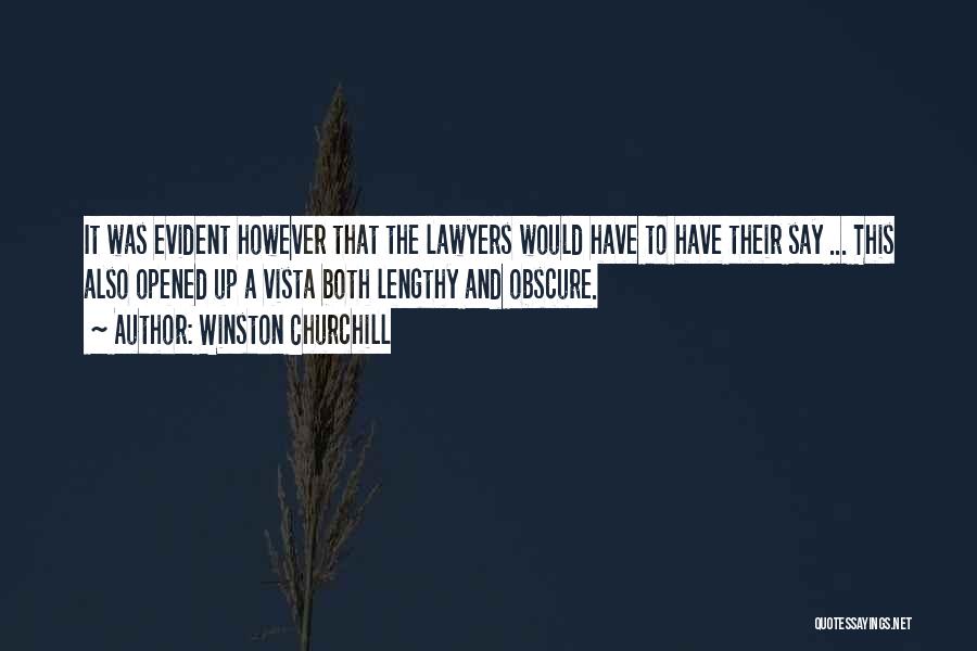 Lawyer Quotes By Winston Churchill