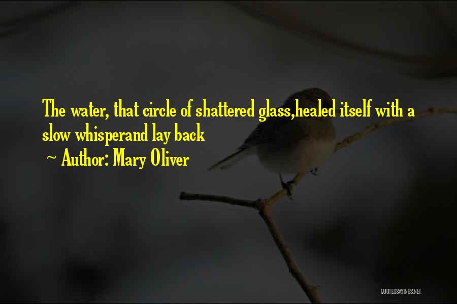 Lay Back Quotes By Mary Oliver