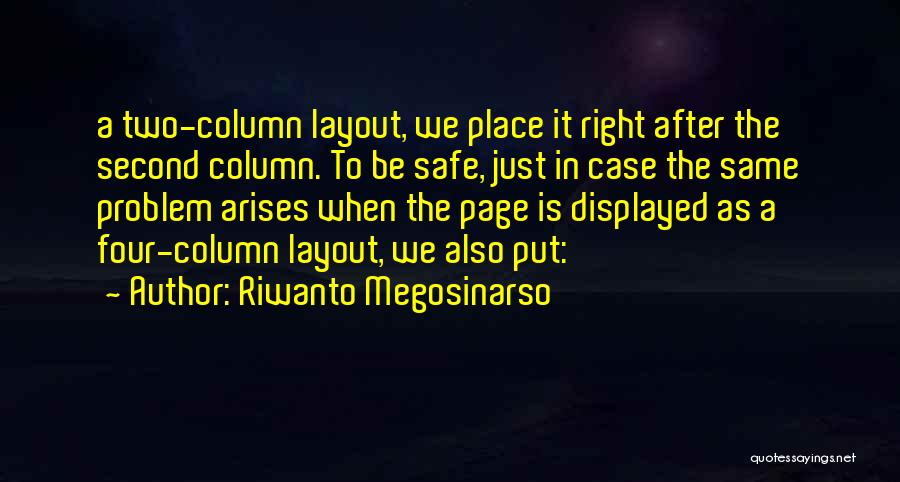 Layout Quotes By Riwanto Megosinarso