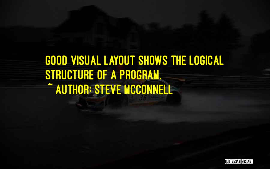 Layout Quotes By Steve McConnell