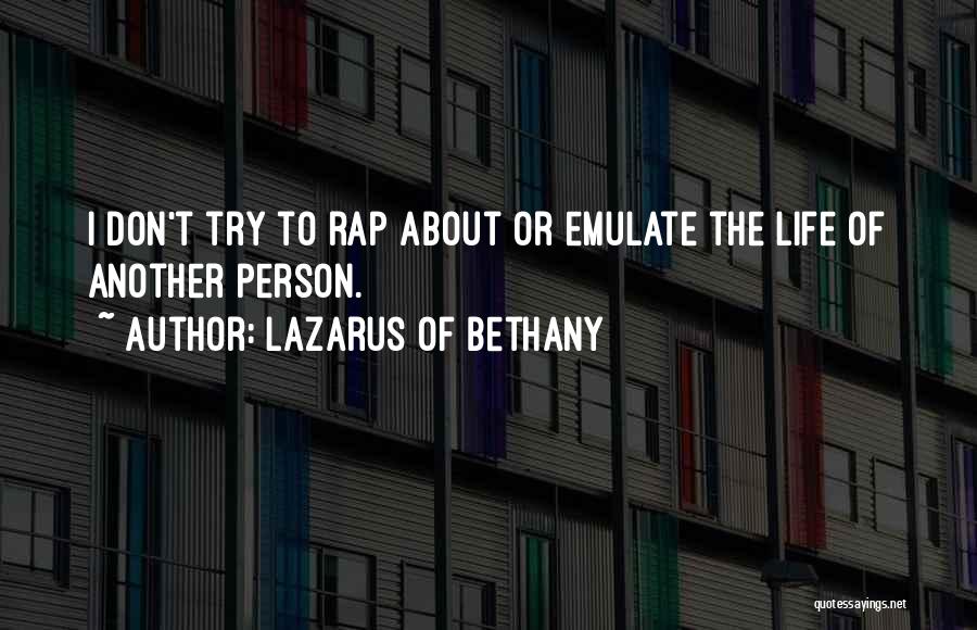 Lazarus Of Bethany Quotes 239918