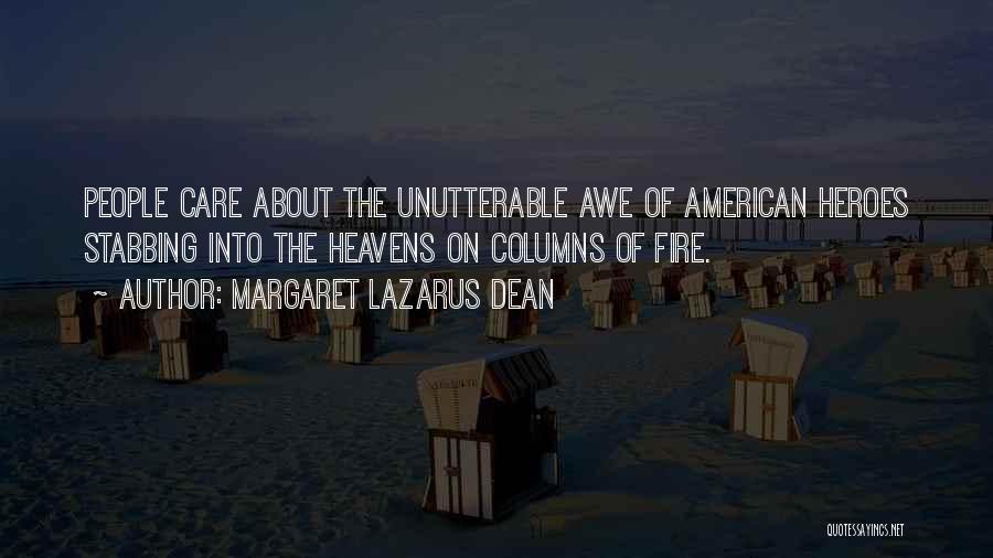 Lazarus Quotes By Margaret Lazarus Dean