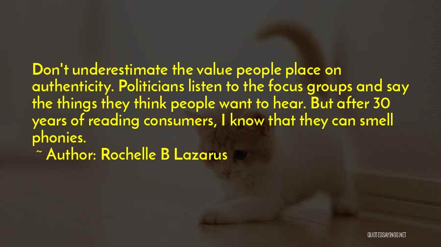 Lazarus Quotes By Rochelle B Lazarus