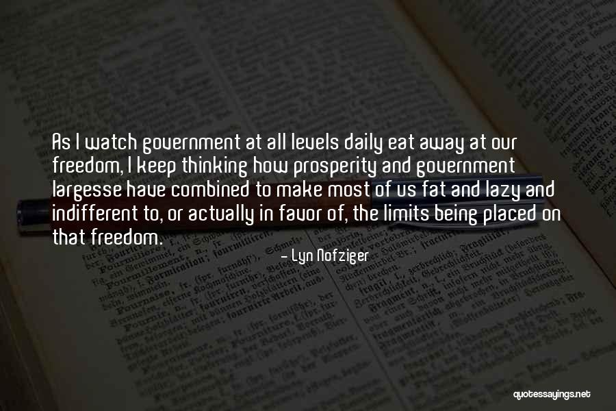 Lazy Thinking Quotes By Lyn Nofziger Lazy Thinking Quotes By Lyn Nofziger