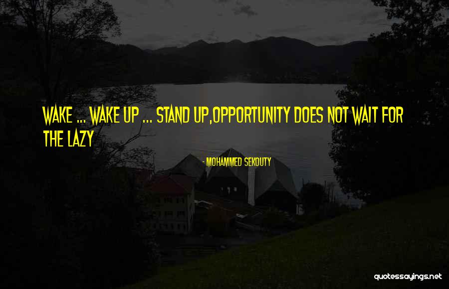 Lazy To Wake Up Quotes By Mohammed Sekouty Lazy To Wake Up Quotes By Mohammed Sekouty