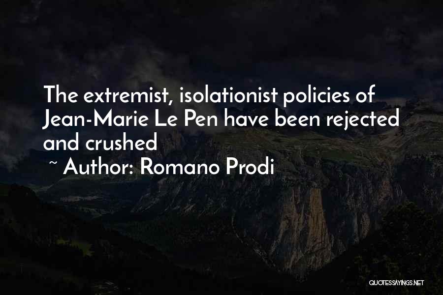Le Pen Quotes By Romano Prodi