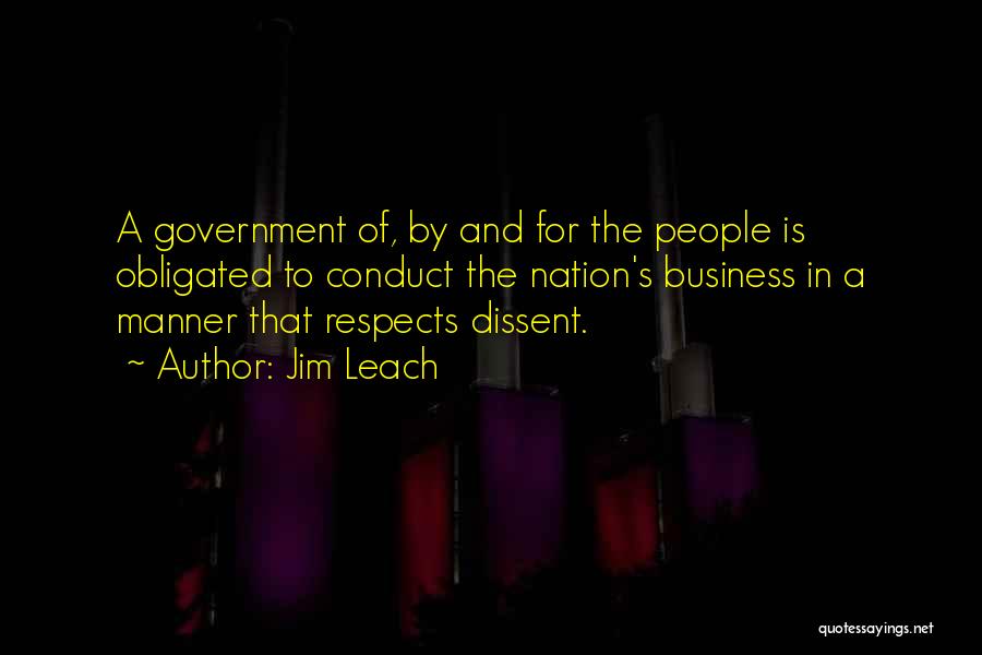 Leach Quotes By Jim Leach