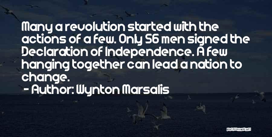 Lead Change Quotes By Wynton Marsalis