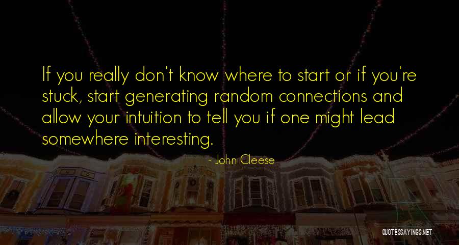 Lead Generating Quotes By John Cleese