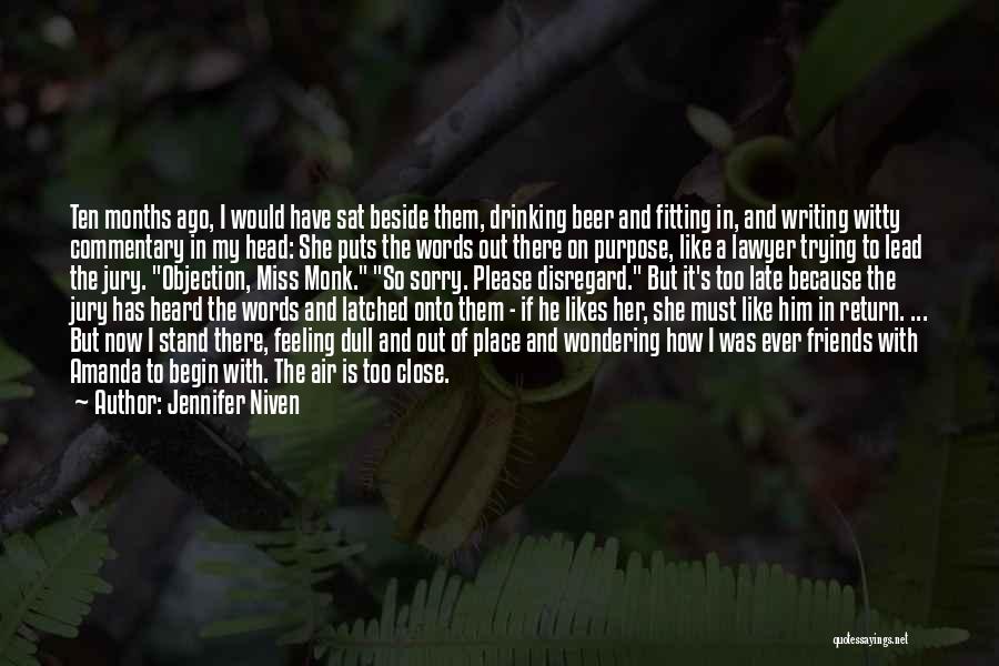 Lead In Words To Quotes By Jennifer Niven