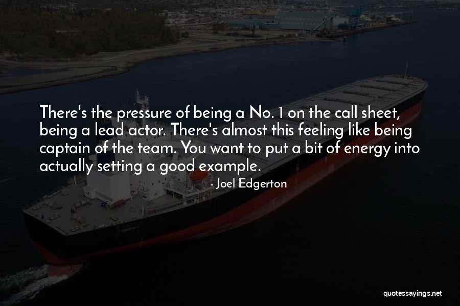 Lead On Quotes By Joel Edgerton Lead On Quotes By Joel Edgerton