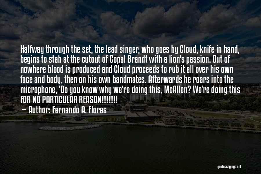 Lead Singer Quotes By Fernando A. Flores