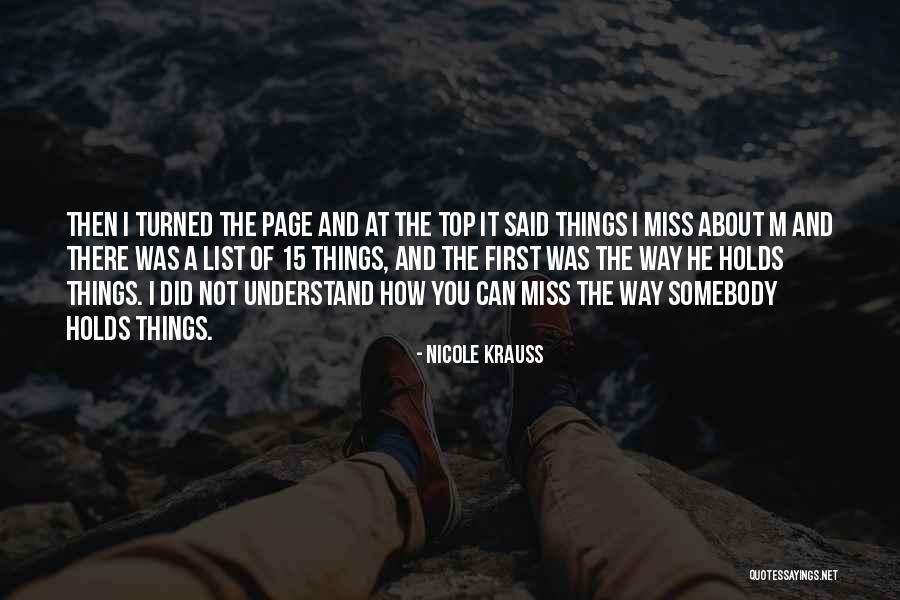 Leadbetter Point Quotes By Nicole Krauss Leadbetter Point Quotes By Nicole Krauss