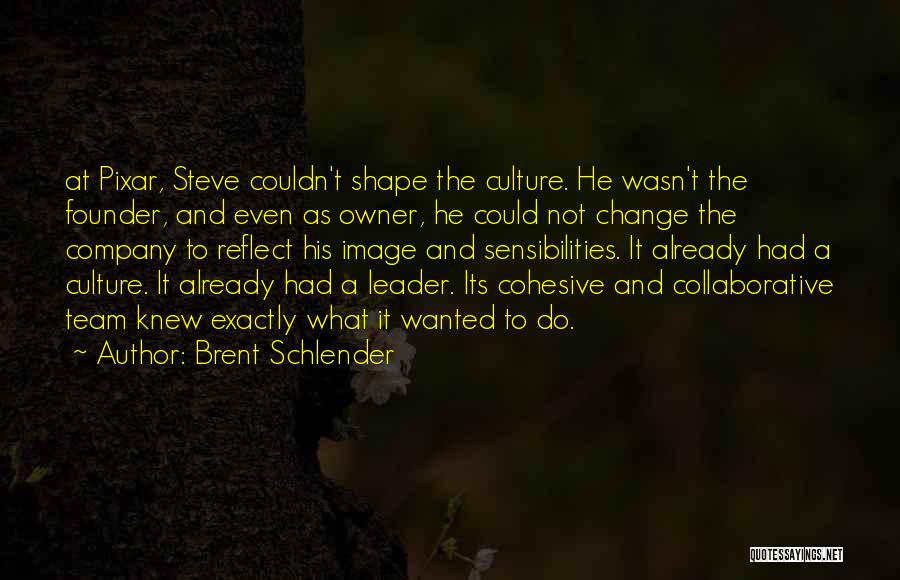 Leader And Change Quotes By Brent Schlender