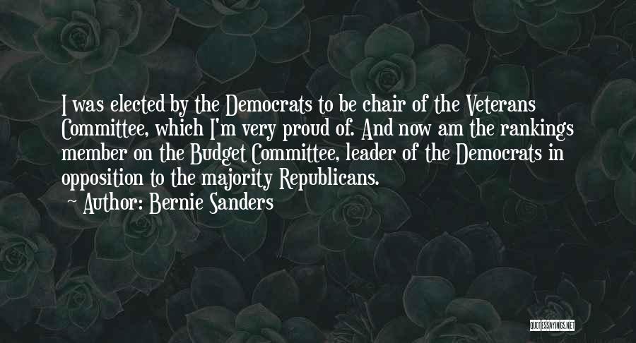 Leader And Member Quotes By Bernie Sanders