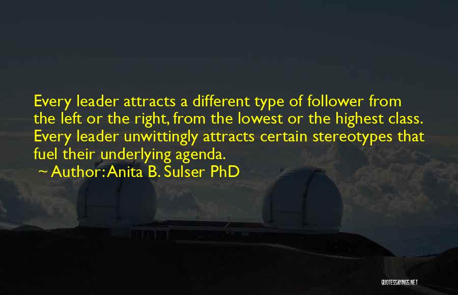 Leader Follower Quotes By Anita B. Sulser PhD