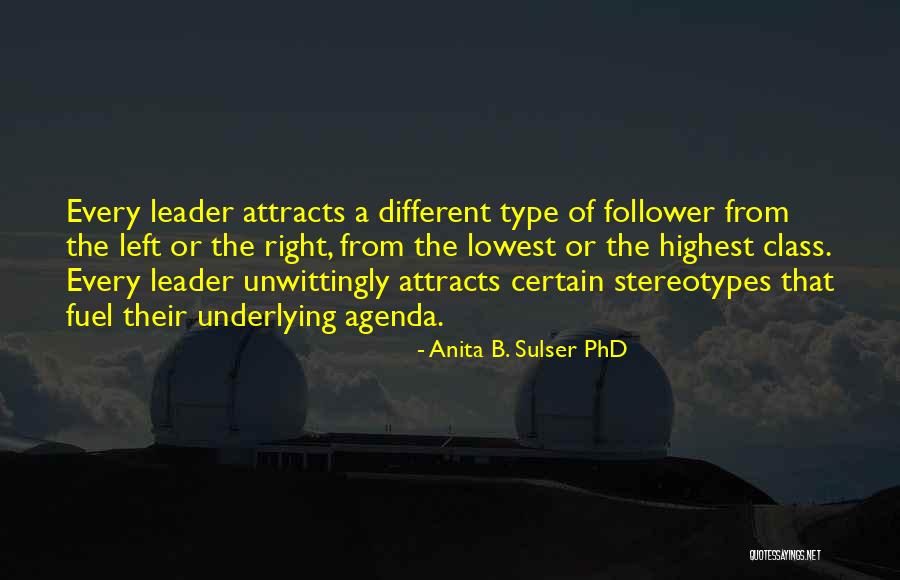 Leader Follower Quotes By Anita B. Sulser PhD